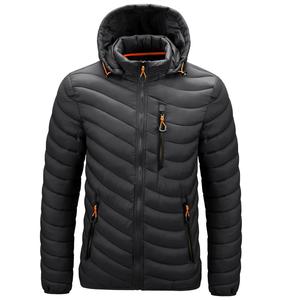 Veste matelassée pour homme de qualité personnalisable Nouvelle mode Chaude à capuche Imperméable Séchage rapide Respirante Manteau d'hiver - Product Image 6