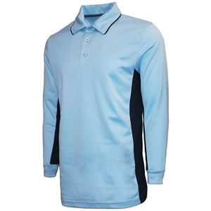 Polo de manga larga para árbitro, camisa deportiva de alta calidad para béisbol y Softball, malla de algodón - Product Image 3