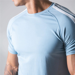 Venta al por mayor de verano gimnasio camisetas para hombres ropa del fabricante con logotipo personalizado ropa casual de talla grande de algodón Ajuste de gran tamaño - Product Image 5