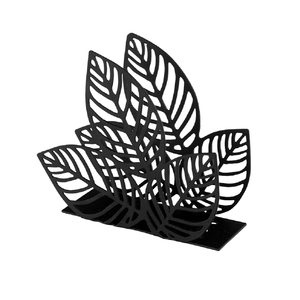 Stylish <b>Napkin</b> <b>Holder</b> in Metal and Wood with Well-Polished Frame Design Perfect for Kitchenware and Restaurant Accessories - Product Image 6