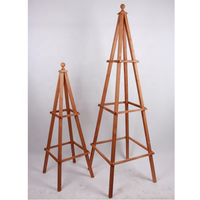 Obélisque en bois classique pour la maison et le jardin