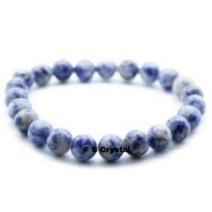 Sodalite-pulsera de piedras preciosas de buena calidad, venta al por mayor - Product Image 1