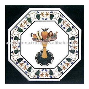 เหรียญฝังหินอ่อนบนโต๊ะ - Product Image 1