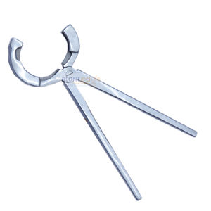 Anneaux de nez en acier inoxydable de haute qualité et durables pour le bétail, utilisation pour les animaux de grande taille, instruments vétérinaires réutilisables - Product Image 1