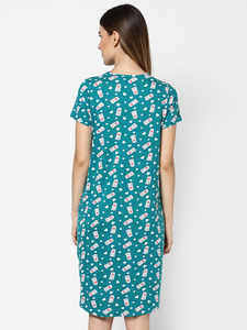 Robe de soirée en dentelle imprimée léopard, tenue Sexy avec col en V, vêtements de nuit d'été pour femmes, nouvelle collection - Product Image 4