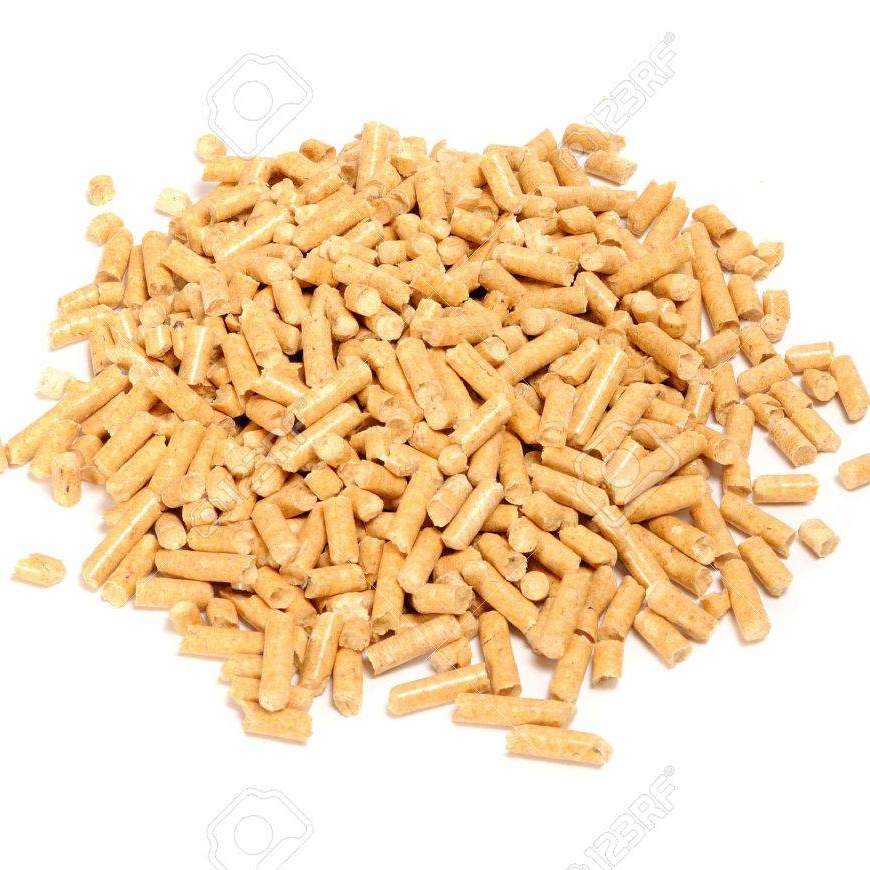 8mm Wooden Bamboo Pellets - 4500 Calory Biomass Fuel