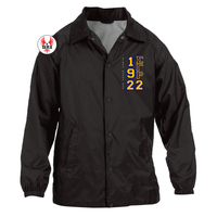 Veste de coach pour femmes avec broderie de la sororité Sigma Gamma Rho |   Veste à Ligne Croisée Personnalisée pour Femmes Brodée de la Sororité SGRho