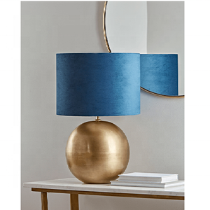 Modern <b>Gold</b> Hollow Out Base <b>Side</b> <b>Table</b> Lamp with White Fabric Shade <b>Table</b> Lamp Floor Lamp Indoor Lighting Smart Lighting Moon - Product Image 1