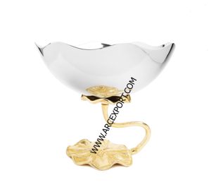 Modern <b>Serving</b> <b>Bowl</b> White Luxury Design With Gold Flower Leaf New Stylish Modern Design Decoration <b>Bowl</b> <b>Large</b> <b>Bowls</b> in Low Price - Product Image 5