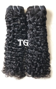 Máquina rizada de extensión de cabello, 100% virgen, indio, sin procesar - Product Image 2