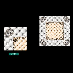 40x40cm กระเบื้องปูพื้นลายหินอ่อนเคลือบเงาสูงดีไซน์คลาสสิก - Product Image 2