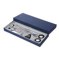 Ensemble de 5 marteaux neurologiques manuels en acier inoxydable noir, multifonctionnels, pour diagnostic orthopédique et percussion
