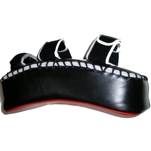 MMA <b>Kick</b> Boxing Pads Curved Strike <b>Shield</b> Punching Bag Focus Arm in Leather - Product Image 1