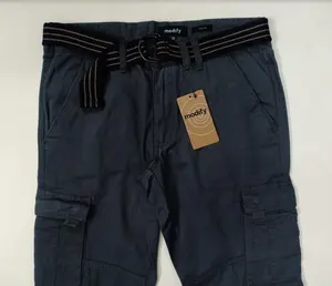 Superação de Aparelhos/Bangladesh vestuário Lote de Ações Da Marca Etiquetas dos homens Carga Calças Outfits Trabalho Viagens Outwear Algodão Calças Chino