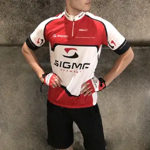 Homens da equipe de Ciclismo Camisa de Manga Curta Respirável de Secagem rápida para MTB Road Bike Jersey