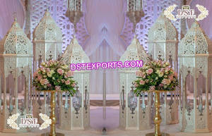 Wedding Stage Fiber Balconies Decor <b>Props</b> Latest Wedding Fiber Balcony for Decoration Modern Fiber Decoration <b>Props</b> - Product Image 5