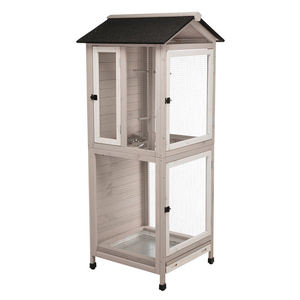 <span class=keywords><strong>Cage</strong></span> à Oiseaux en bois Perroquet Jouer Zone bois <span class=keywords><strong>cage</strong></span> d'oiseaux Perruches Canaries Perruche Volière Maison Nouveau - Product Image 1