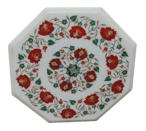 Serenity, estilo tradicional, mesa redonda, uso doméstico, muebles de piedra semipreciosa para sala de estar - Product Image 1