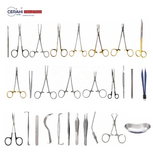 ชุดเครื่องมือผ่าตัดเสริมหน้าอกแบบแมนนวล 49 ชิ้น ผลิตจากสแตนเลส ยี่ห้อ Cerahi Industries - เครื่องมือเสริมหน้าอก ระดับคลาส I ได้รับมาตรฐาน CE - Product Image 1