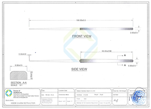 Móc rút lại Cairn 190 mm cottle Joseph Móc Đôi Móc y tế và rút lại phẫu thuật thẩm mỹ da móc thép không gỉ CE - Product Image 3
