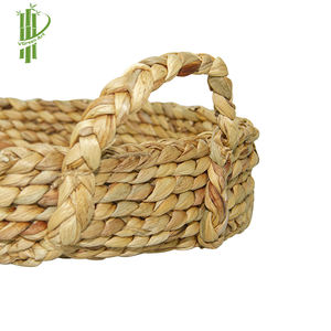 ตะกร้าผักตบชวากลมสำหรับเสิร์ฟหวายผสม,ถาดทอ,ถาดฟางขายส่งในเวียดนาม2022 - Product Image 2