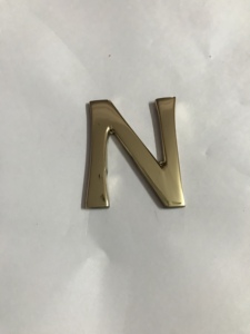 Chữ Đồng Thau Số Phòng Khách Sạn Hiện Đại Chữ Kim Loại Màu Vàng Bảng Chữ Cái & Số Bằng Đồng - Product Image 6