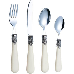 Couverts en métal faits à la main personnalisés de haute qualité pour la restauration de mariage Fournitures de restaurant durables avec style classique - Product Image 1