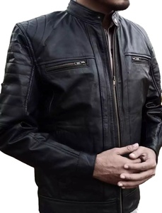 Chaquetas de cuero sintético para hombre, chaqueta de cuero de alta calidad, a la moda - Product Image 2