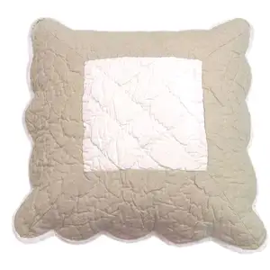 Funda de almohada acolchada de estilo americano, cubierta de cojín decorativa para el hogar, hecha a mano, para sofá