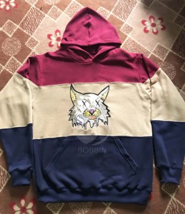 Sudaderas personalizadas con bordado directo o de sarga para hombre, sudaderas con capucha de corte de Panel, prémium, hechas de algodón - Product Image 4