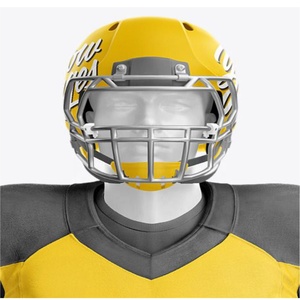 Ensembles de maillots de football américain légers de haute qualité Football rembourré à manches courtes antibactérien respirant évacuant l'humidité - Product Image 6