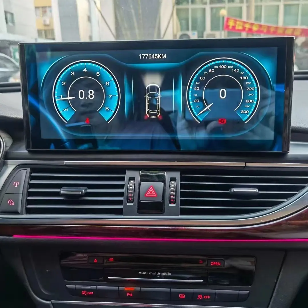 DVD Navigasi GPS Mobil Sistem Android 12.3, 10.0 Inci 8-Core untuk Audi A4L A4 B8 A5 2009-2019 4G 8 + 64 Carplay/Anoid Auto