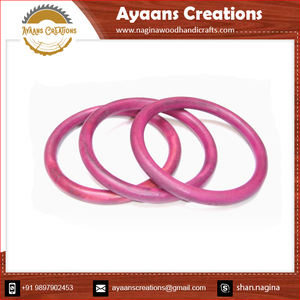 AYAANS Brazaletes de madera de alta calidad superventas para decorar Sin pulir Impresionantes a la venta al mejor precio - Product Image 4