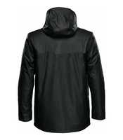 Manteau de pluie en PU Long à capuche pour homme, imperméable, coupe-vent léger pour l'extérieur,
