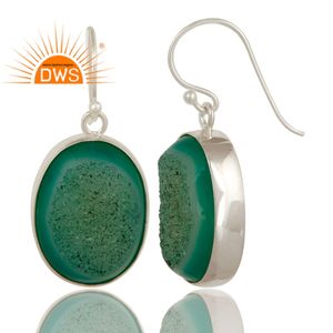 Visbella — boucles d'oreilles pendantes en argent Sterling 925, ensemble de bijoux en zircon vert naturel, pierres précieuses, vente en gros - Product Image 2