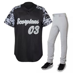 2024 nuevos uniformes de béisbol y softbol con impresión de logotipo personalizado de alta calidad para hombres, conjuntos de camisetas deportivas, diseños personalizados - Product Image 1