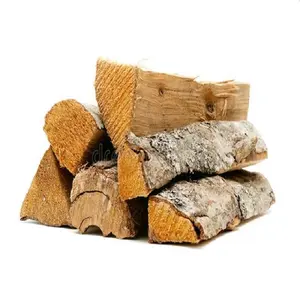 Bois de chauffage sec de haute qualité, bois de chauffage naturel de chêne, de hêtre, d'écussailles et de bouleau