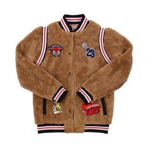 Vestes de baseball en laine personnalisées en gros, style bomber brodé, veste formelle en cuir véritable imperméable - Product Image 2