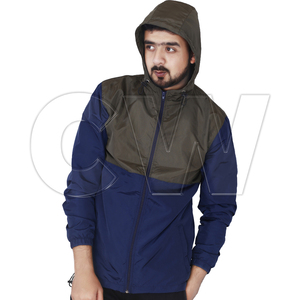 Hot Sale Premium Quality Hooded Winter Windproof Front Men's <b>Wind</b> <b>Breaker</b> Jackets 100% Polyester - Product Image 1