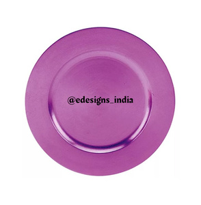 En Métal à la main Chargeur Plaque De Mariage Décoratif En Gros Sous La plaque Chaude Vente Indien Élégant meilleur Plat de Service - Product Image 6