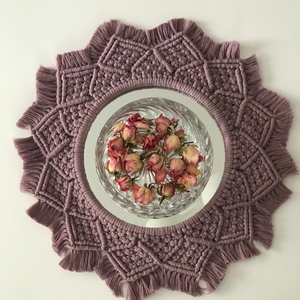 Handmade Happiness Macrame <b>Mirror</b> - Product Image 1