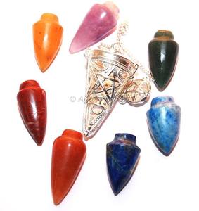 Chakra Cage Pentagramme Pendules Cône - Product Image 1