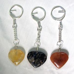 Compra el llavero de corazones de piedras preciosas | Llavero de corazones de piedras preciosas en línea | Obtén llavero de corazones de piedras preciosas - Product Image 1