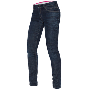 Vaqueros vaqueros de motorista negros ajustados de cintura media para mujer de alta calidad, pantalones vaqueros largos negros con logotipo personalizado, rectos europeos, transpirables sólidos oscuros - Product Image 5