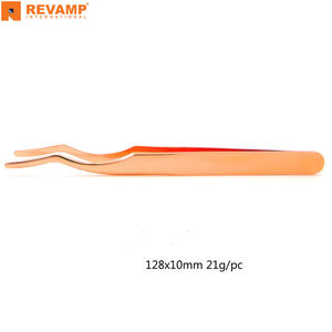 Ensemble d'applicateurs de cils en acier inoxydable durable avec logo personnalisé, pointe lisse, durable, anti-magnétique, outil de beauté multifonctionnel pour les cils - Product Image 6