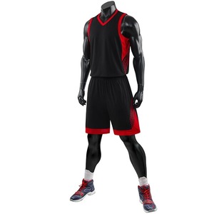 Conjuntos de camiseta de baloncesto para hombre, ropa deportiva, camisetas de baloncesto transpirables, trajes de entrenamiento, kits de uniformes - Product Image 1