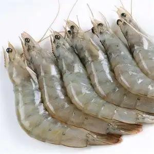 चिंराट जमे हुए Vannamei सफेद Prawns, खुली/Deveined, जमे हुए, 1kg 16/20 कच्चे खुली राजा Prawns-जमे हुए