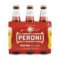 Peroni Italiaans Lager Bier 66 cl in fles - Alcoholpercentage 4,7% - Lichte kleur - Gepasteuriseerd - Fruit & groente variëteit - Gemaakt in Italië