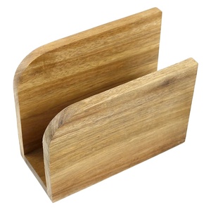 Porte-serviettes en bois Restaurant Décor Porte-serviettes en bois Distributeur de serviettes de cuisine pour une taille personnalisée - Product Image 2