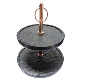 Soporte de pastel de dos niveles para boda, aniversario, fiesta, mesa, herramienta de pastel, oferta, respetuoso con el medio ambiente, el mejor precio - Product Image 4